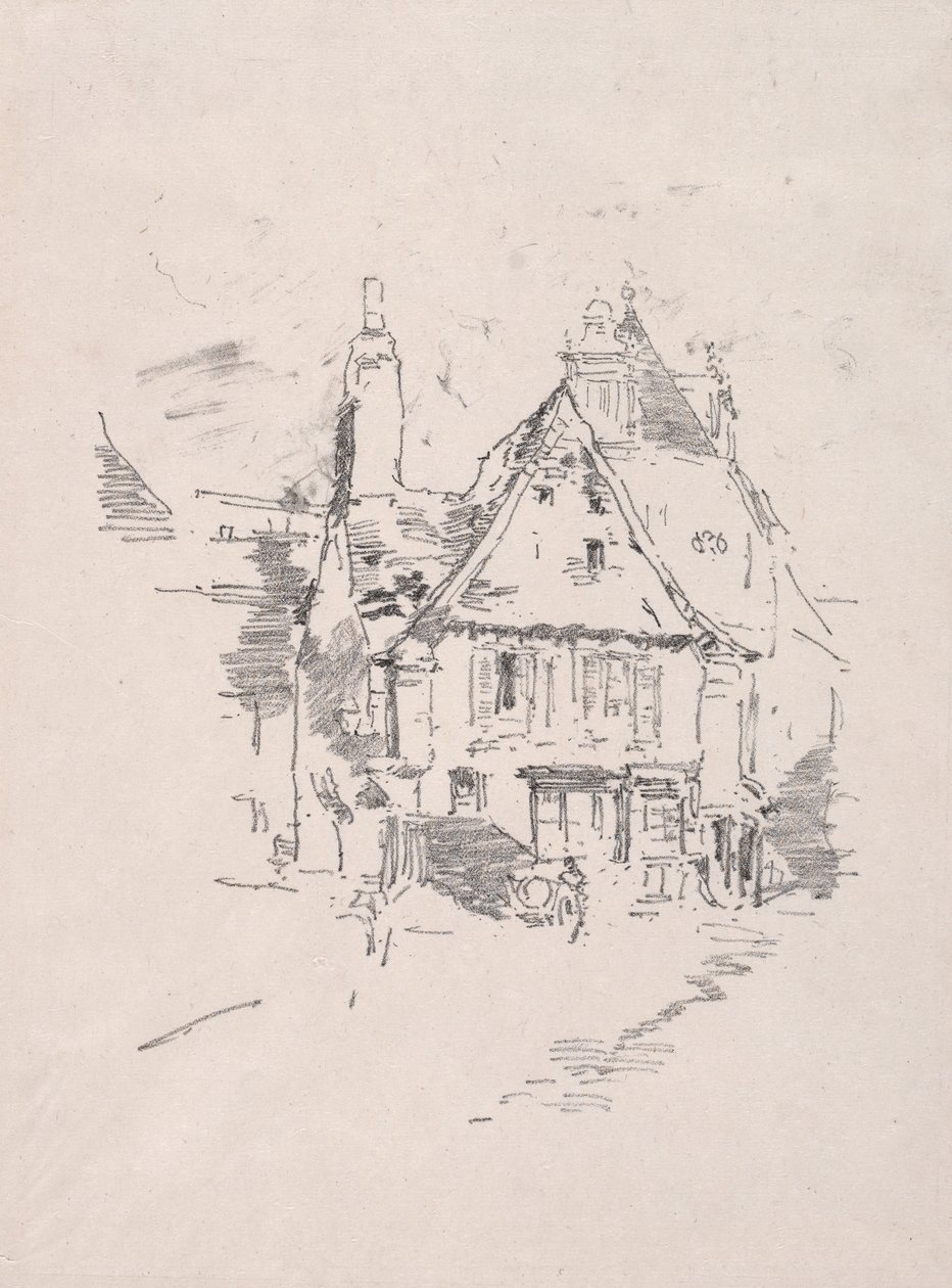 Tejados a Dos Aguas, Vitré, 1893 de James Abbott McNeill Whistler