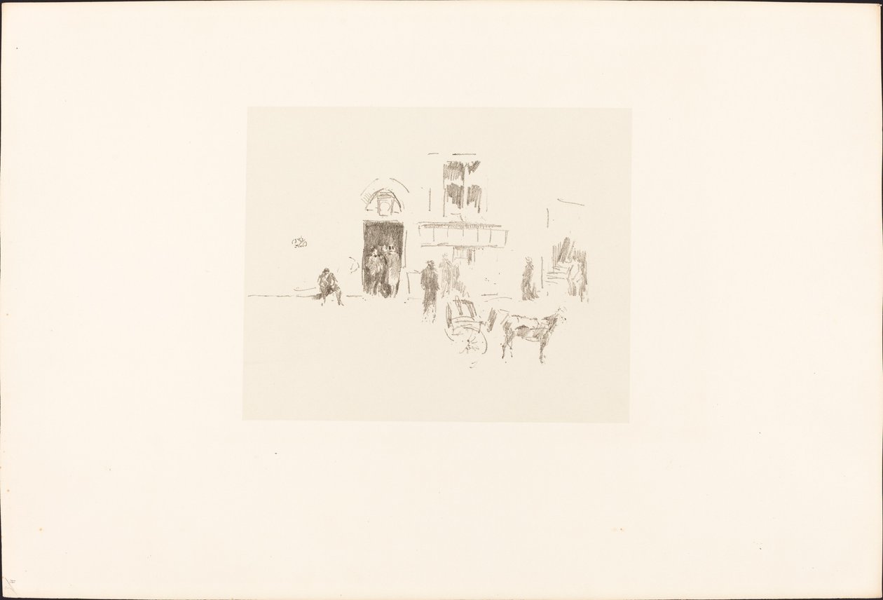 Puerta del Escenario de Gaiety de James Abbott McNeill Whistler
