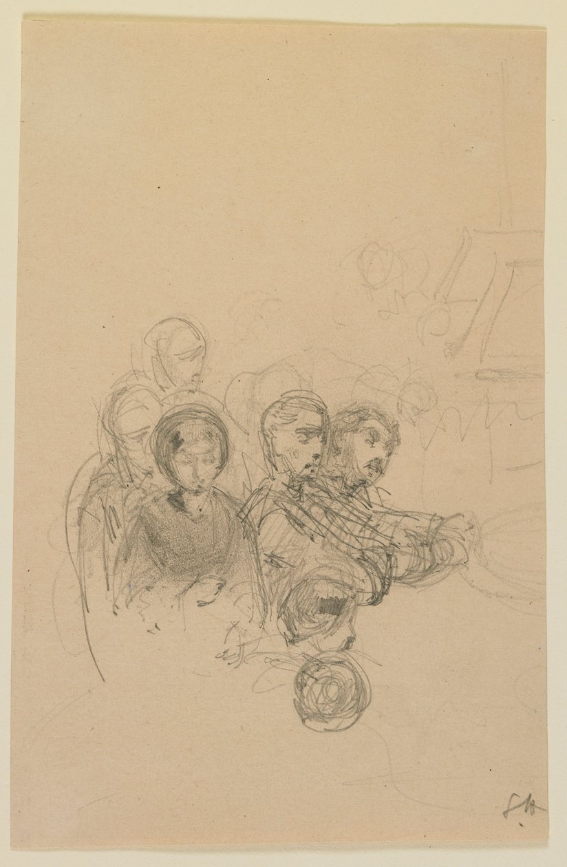 Jugadores, 1858 de James Abbott McNeill Whistler