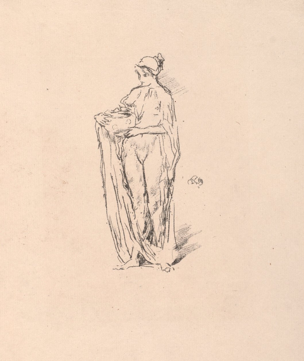 Niña con cuenco, 1895 de James Abbott McNeill Whistler