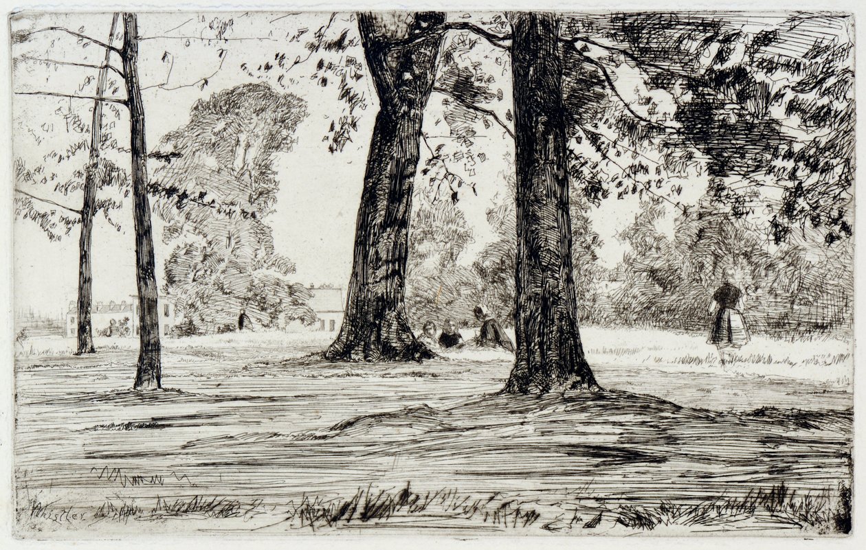 Parque de Greenwich de James Abbott McNeill Whistler