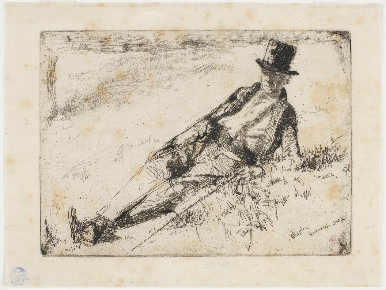 Pensionista de Greenwich, 1859 de James Abbott McNeill Whistler
