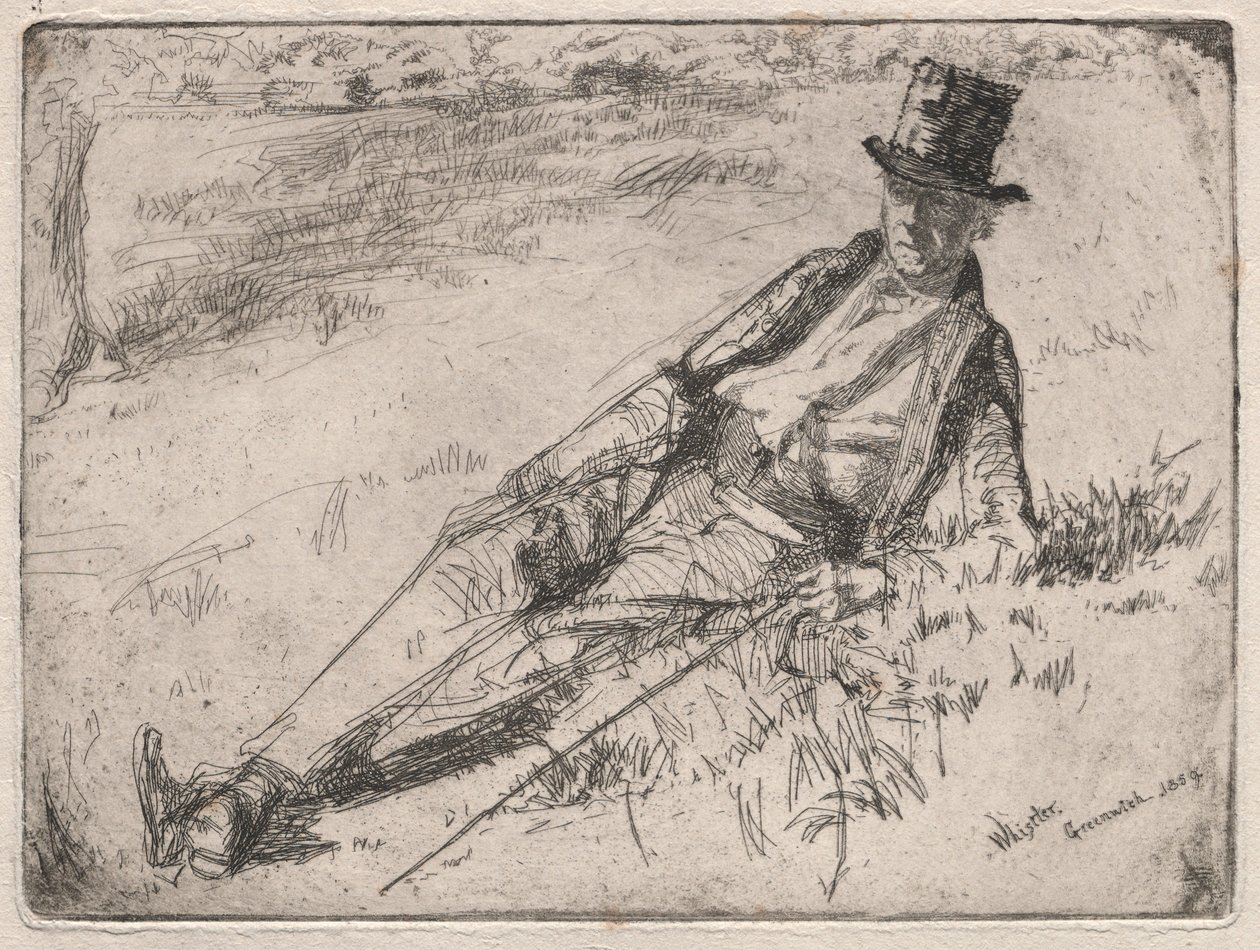 Pensionista de Greenwich, 1859 de James Abbott McNeill Whistler