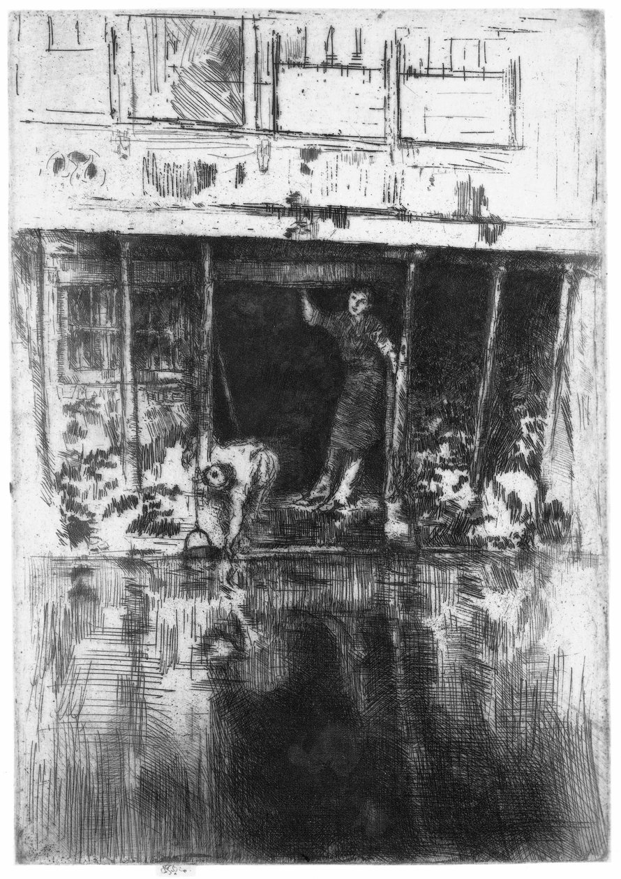 Casa en el canal de Amsterdam Pierrot de James Abbott McNeill Whistler