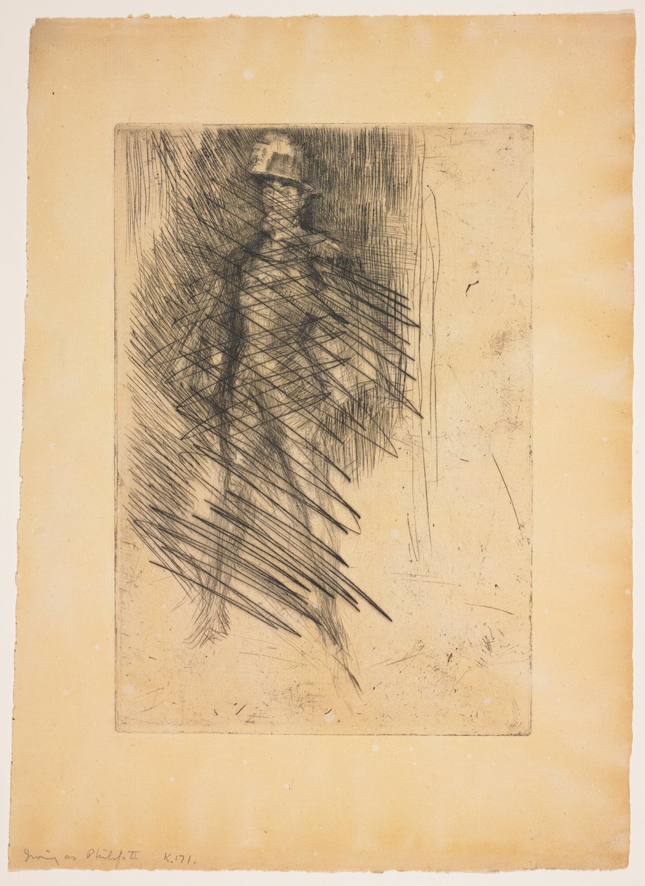 Irving als Philipp von Spanien, Nr. 2 de James Abbott McNeill Whistler