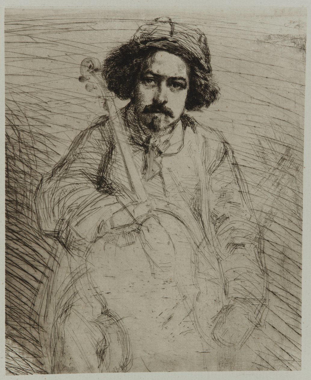 J. Becquet, escultor, 1859 de James Abbott McNeill Whistler