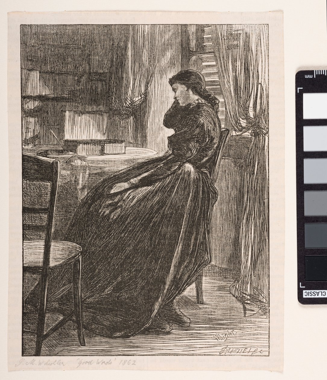 Joanna Douglas en "El sermón de prueba" de James Abbott McNeill Whistler