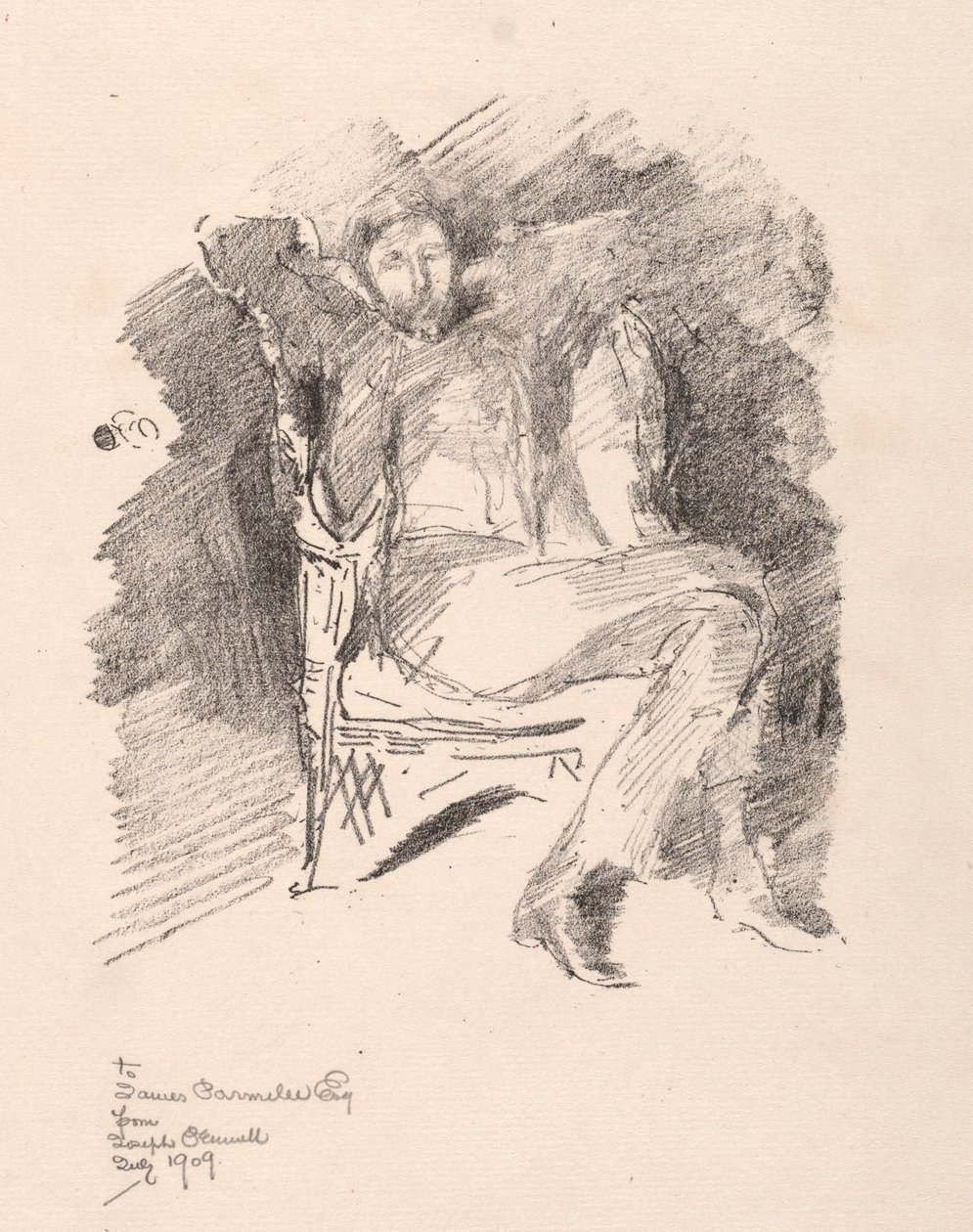 Joseph Pennell, No. 2, 1896 de James Abbott McNeill Whistler