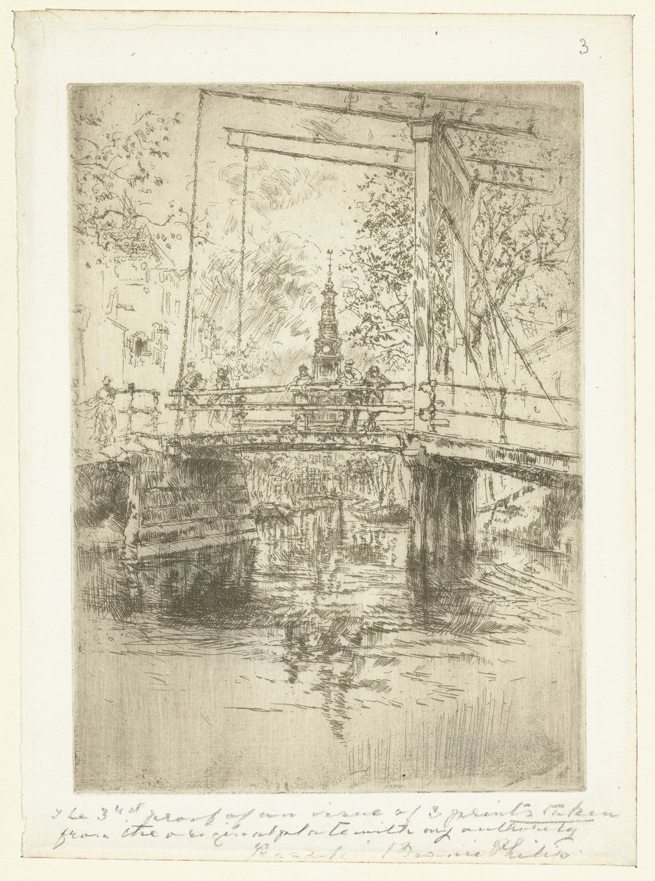 Pequeño puente levadizo en Ámsterdam
Pequeño puente levadizo, Ámsterdam de James Abbott McNeill Whistler