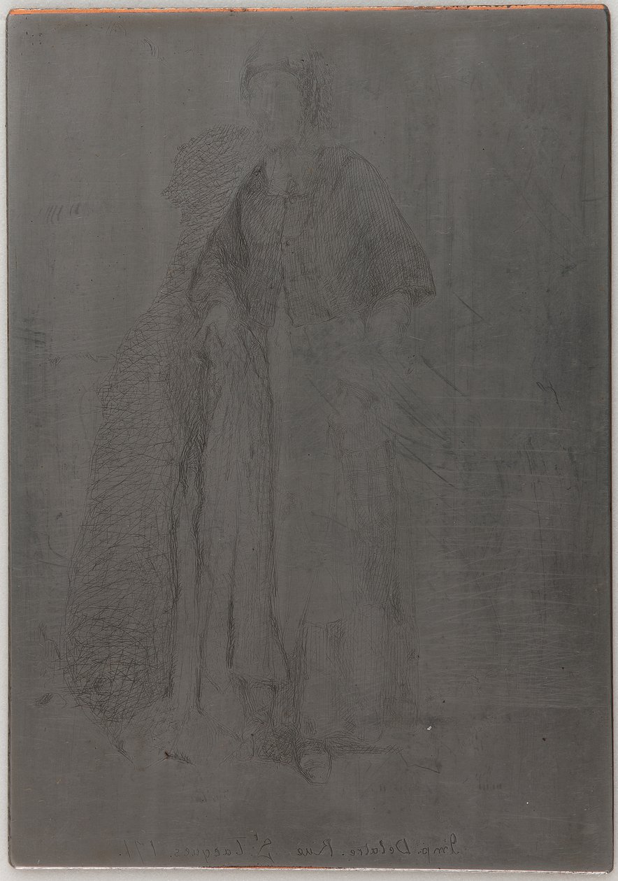 La Madre Gerard. Una de las Doce Aguafuertes de la Naturaleza, 1857-1858 de James Abbott McNeill Whistler