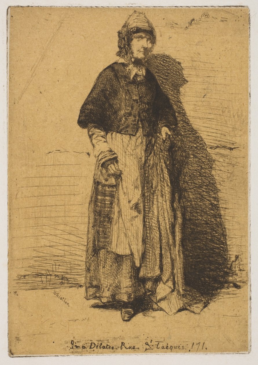 La Mère Gérard, 1858 de James Abbott McNeill Whistler