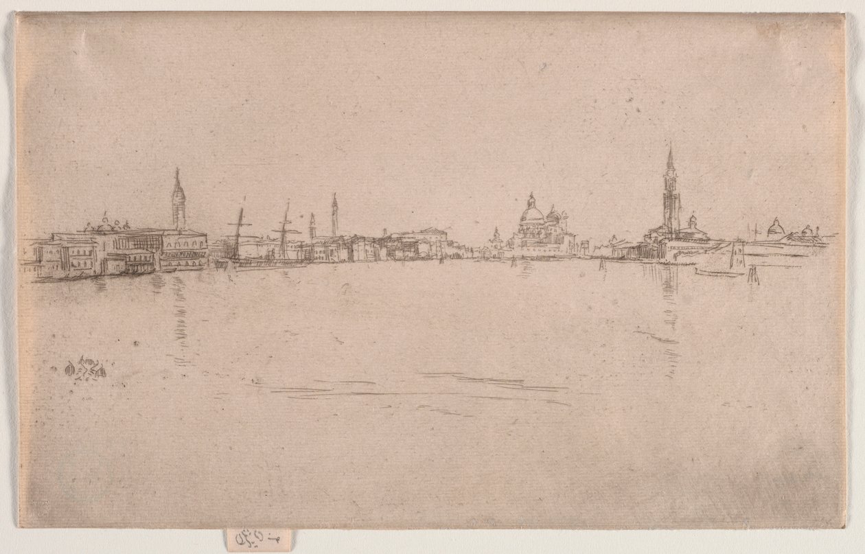 La Salute: Amanecer, c. 1880 de James Abbott McNeill Whistler