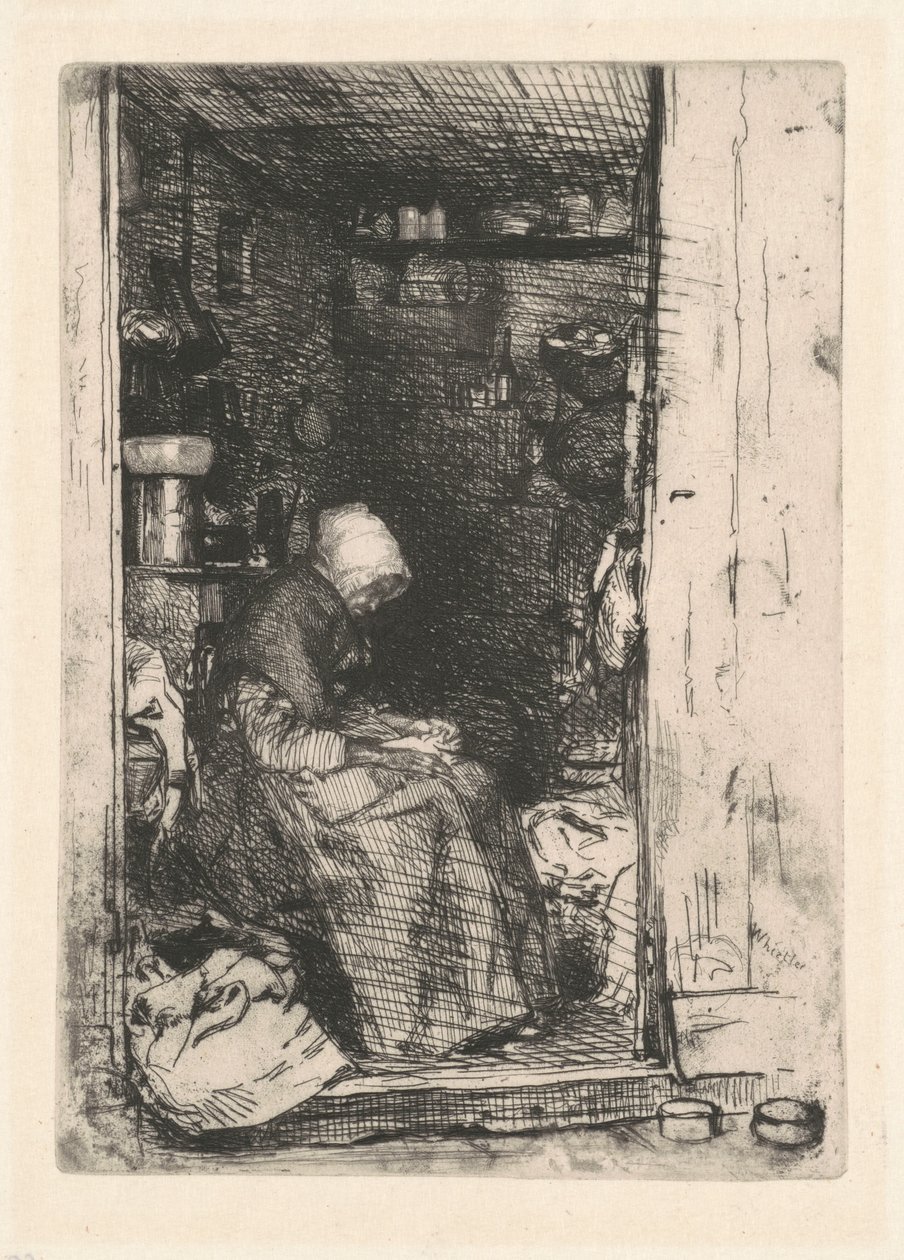 La Vieja con Harapos, 1858 de James Abbott McNeill Whistler