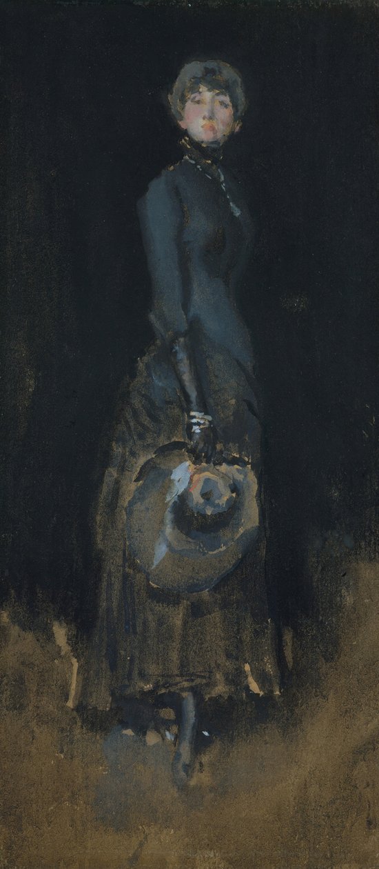 Dama en gris de James Abbott McNeill Whistler