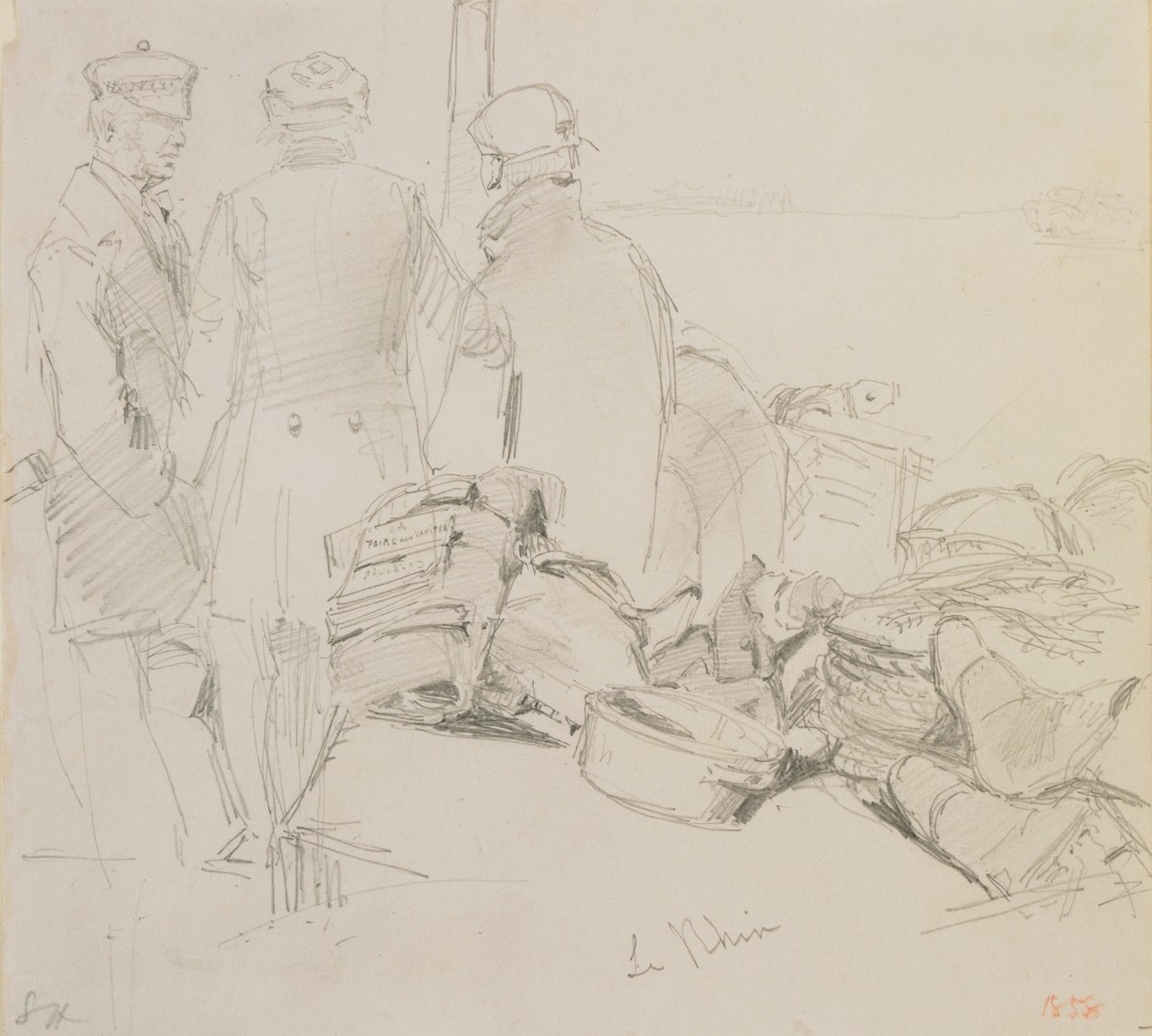 El Rin, 1858 de James Abbott McNeill Whistler