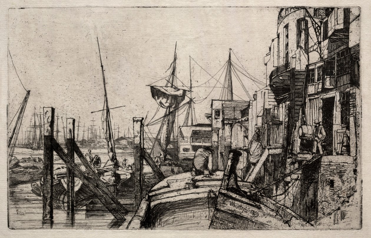 Limehouse, 1859 de James Abbott McNeill Whistler