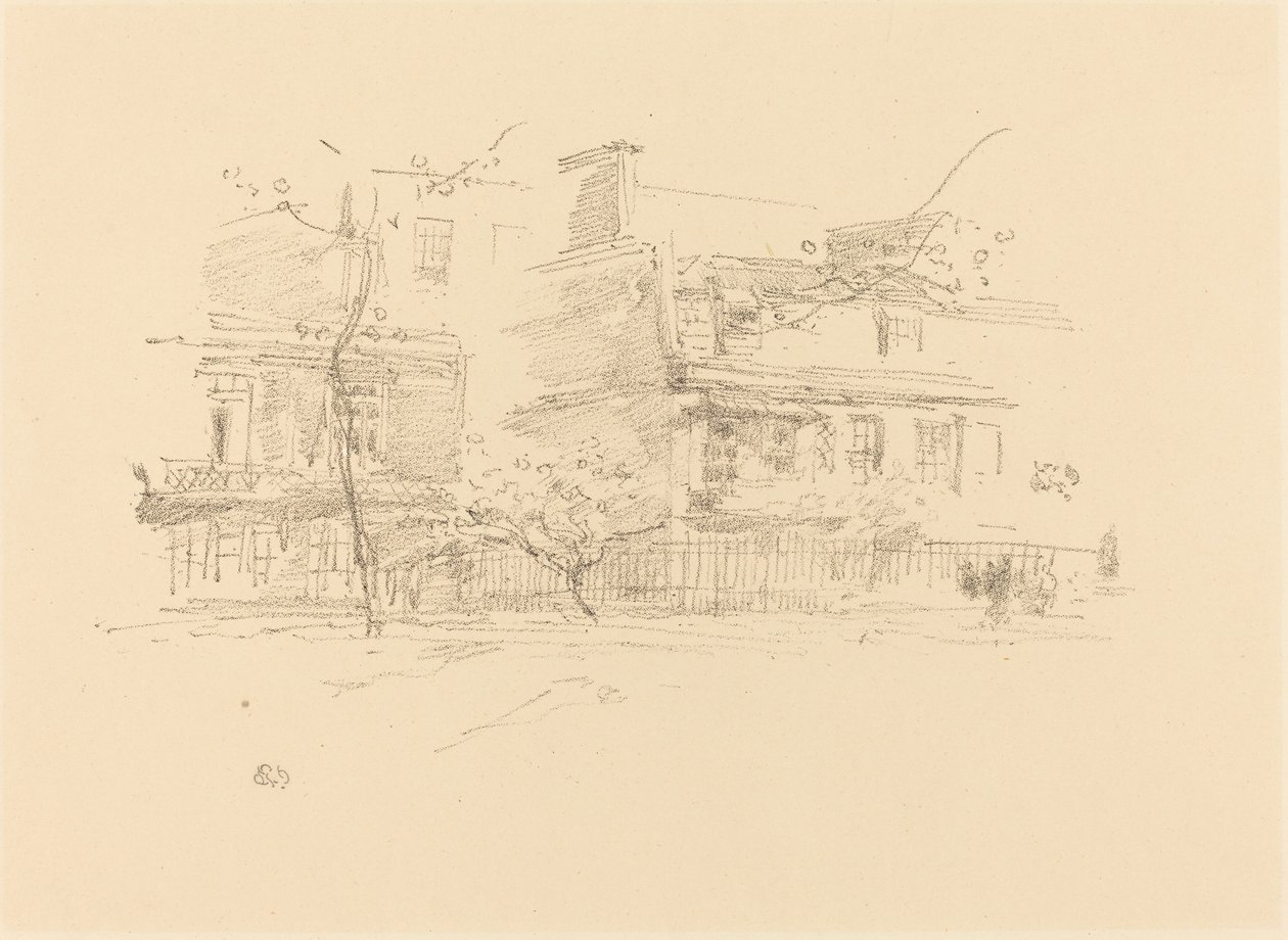 Lindsay Row, Chelsea, 1888 de James Abbott McNeill Whistler