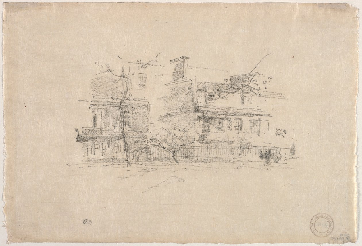 Lindsay Row, Chelsea, 1888 de James Abbott McNeill Whistler