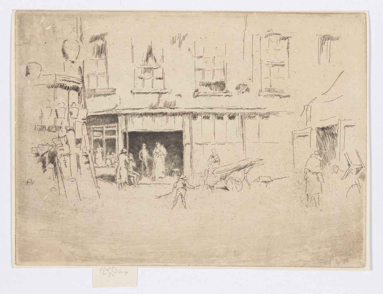 Little Court, c.1880-81 (aguafuerte; tinta sobre papel) de James Abbott McNeill Whistler