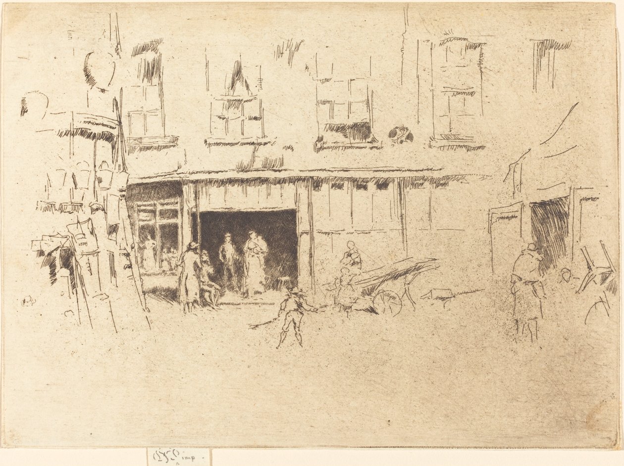 Pequeña corte, c. 1880-1881 de James Abbott McNeill Whistler