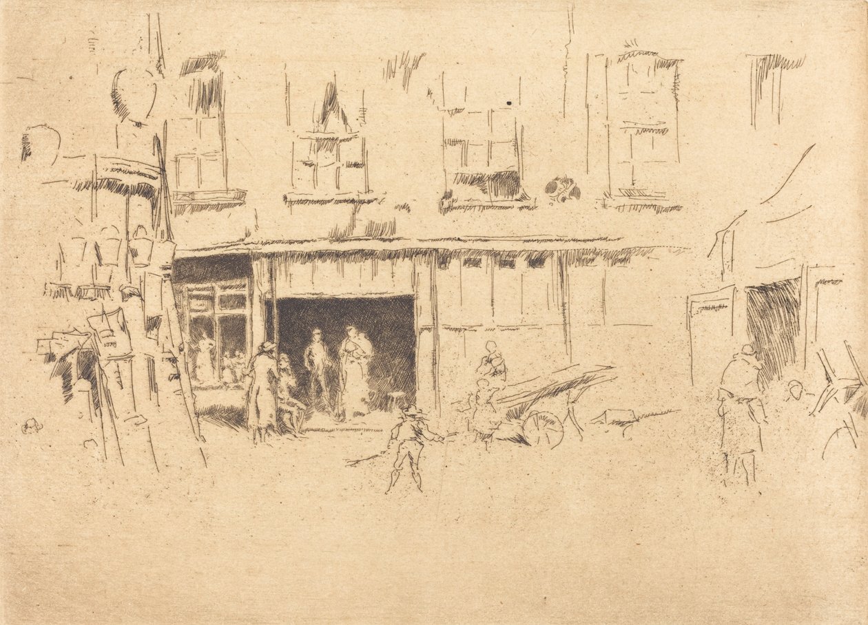 Pequeño tribunal, c. 1880-1881 de James Abbott McNeill Whistler