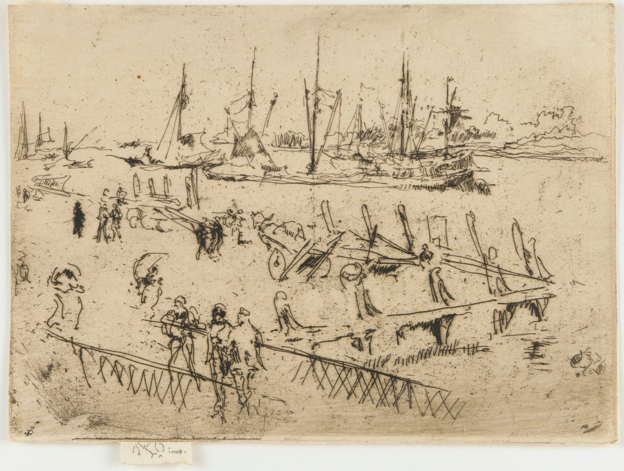 Pequeño Dordrecht, 1884 de James Abbott McNeill Whistler
