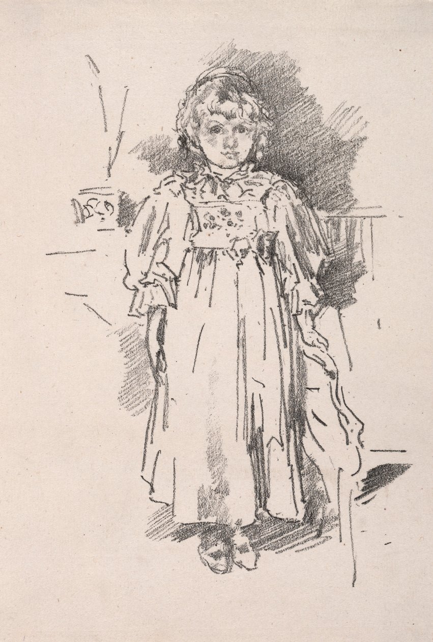 Pequeña Evelyn, 1896 de James Abbott McNeill Whistler