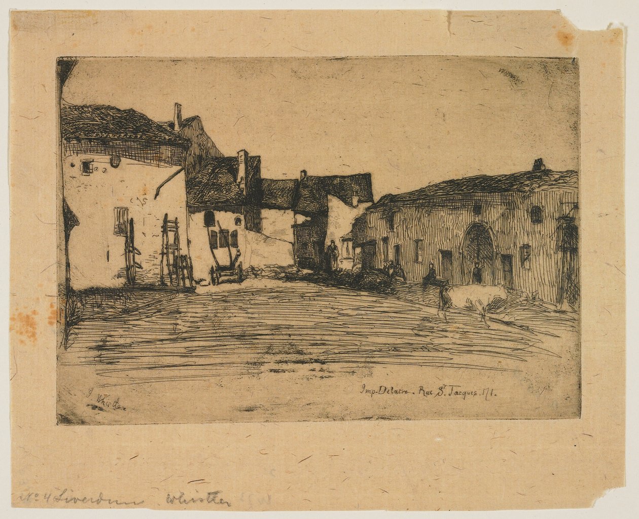 Liverdun aus Zwölf Radierungen aus der Natur de James Abbott McNeill Whistler