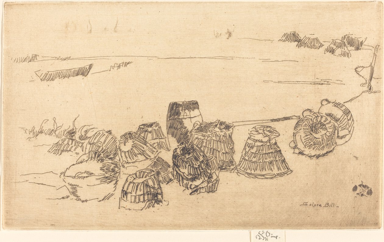 Trampas para langostas, c. 1880-1881 de James Abbott McNeill Whistler