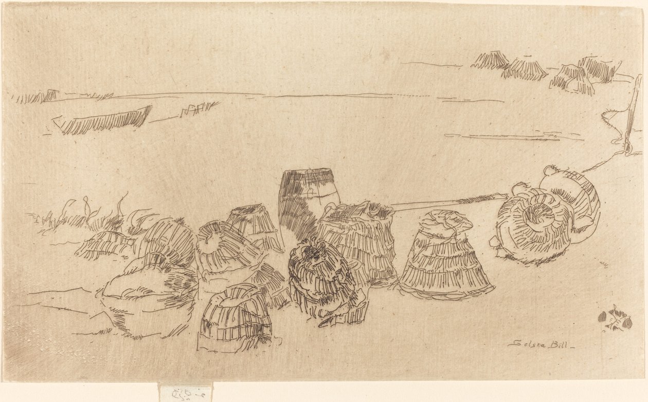 Trampas para langostas, c. 1880-1881 de James Abbott McNeill Whistler