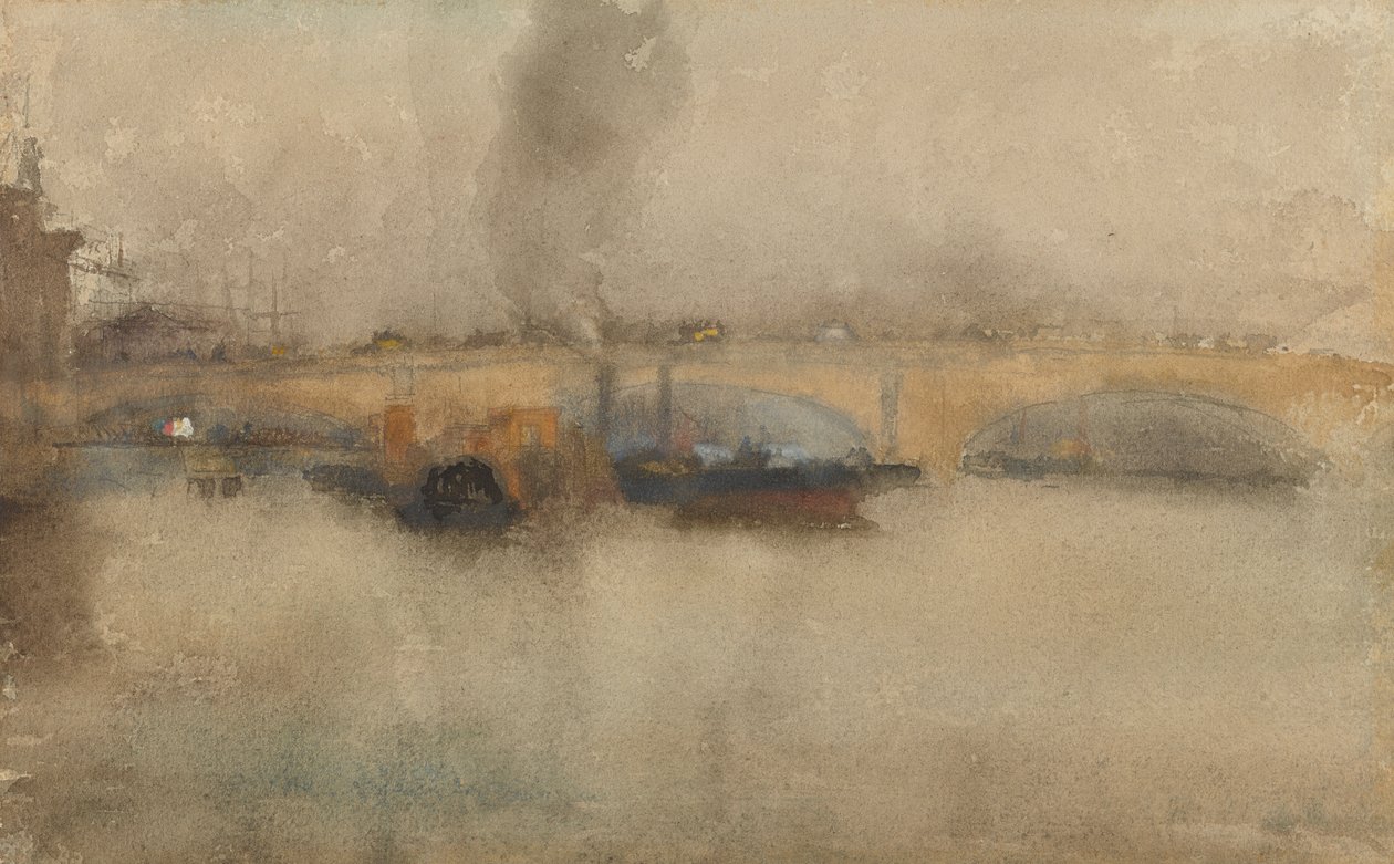 Puente de Londres, 1881 de James Abbott McNeill Whistler