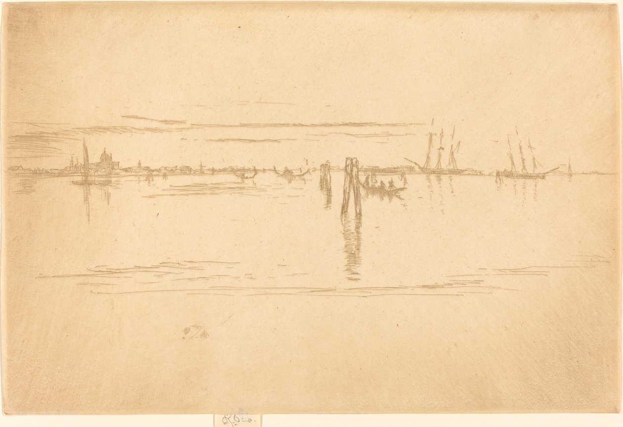 Larga Laguna, 1880 de James Abbott McNeill Whistler