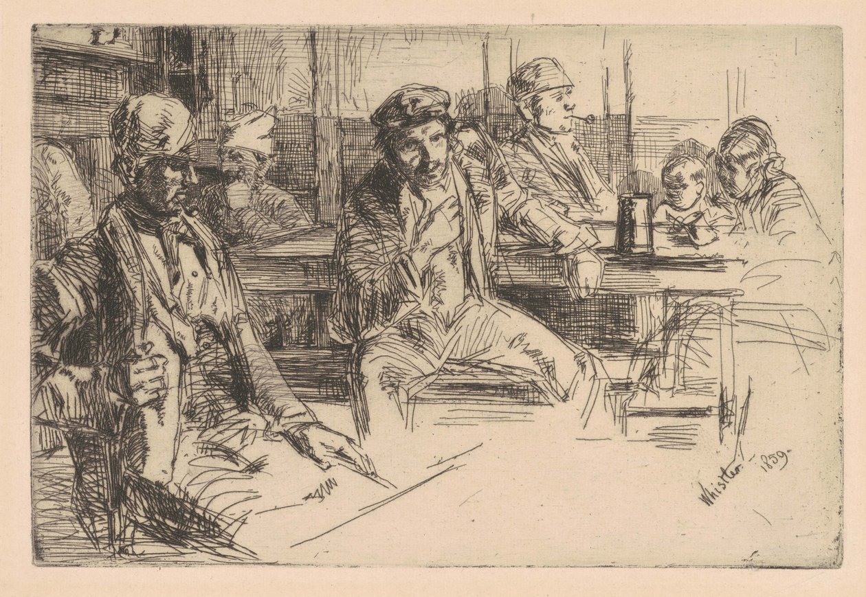 Estibador, 1859 de James Abbott McNeill Whistler