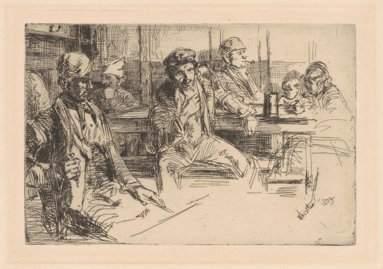 Estibadores, 1859 de James Abbott McNeill Whistler