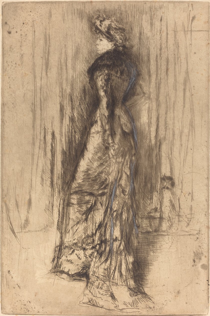 Maud, de pie, c. 1873 de James Abbott McNeill Whistler