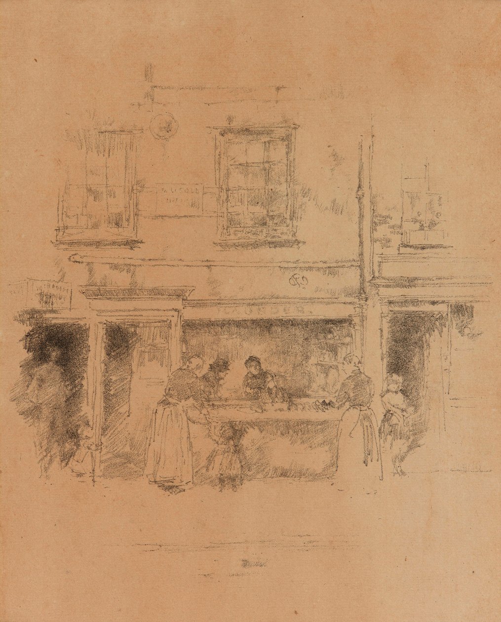 Pescadería Maunder de James Abbott McNeill Whistler