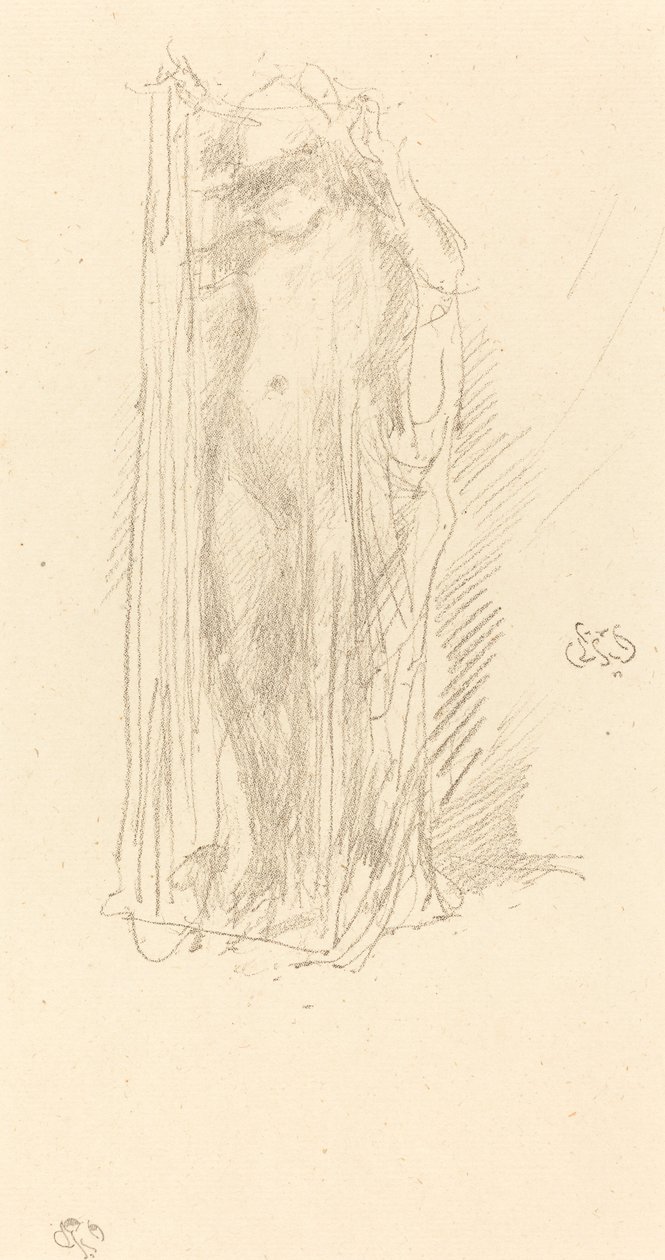 Modelo Draping de James Abbott McNeill Whistler