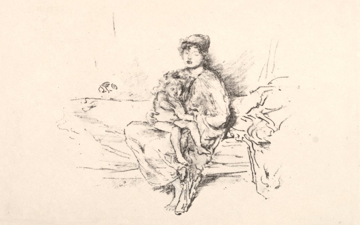 Madre e hijo, No. 2, 1890 de James Abbott McNeill Whistler