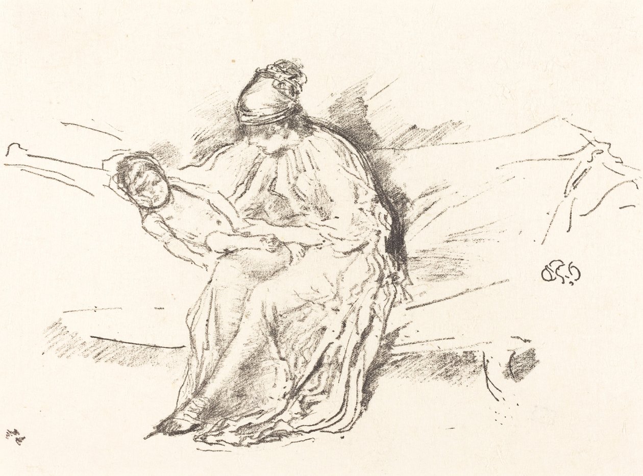 Madre e hijo, No. 4 de James Abbott McNeill Whistler