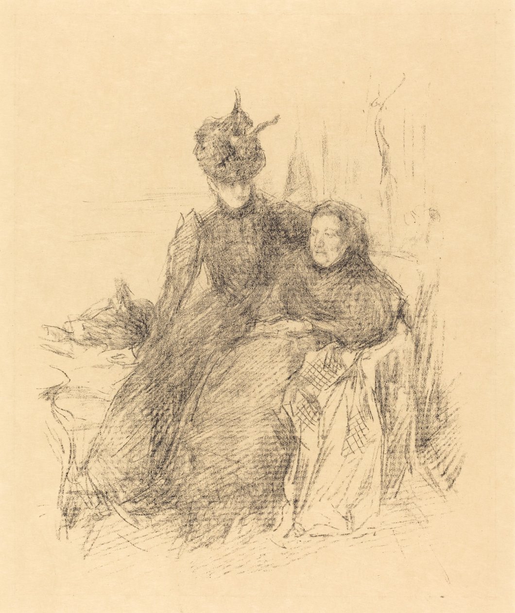 Madre e hija, 1897 de James Abbott McNeill Whistler