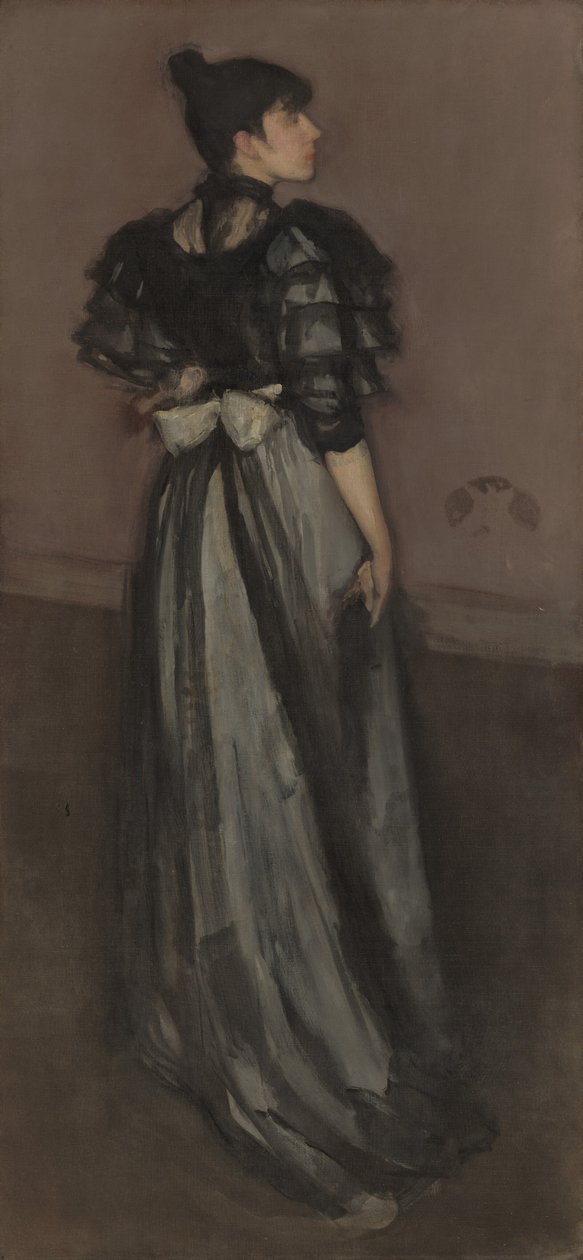Nácar y plata: El andaluz, c.1888--1900 (óleo sobre lienzo) de James Abbott McNeill Whistler