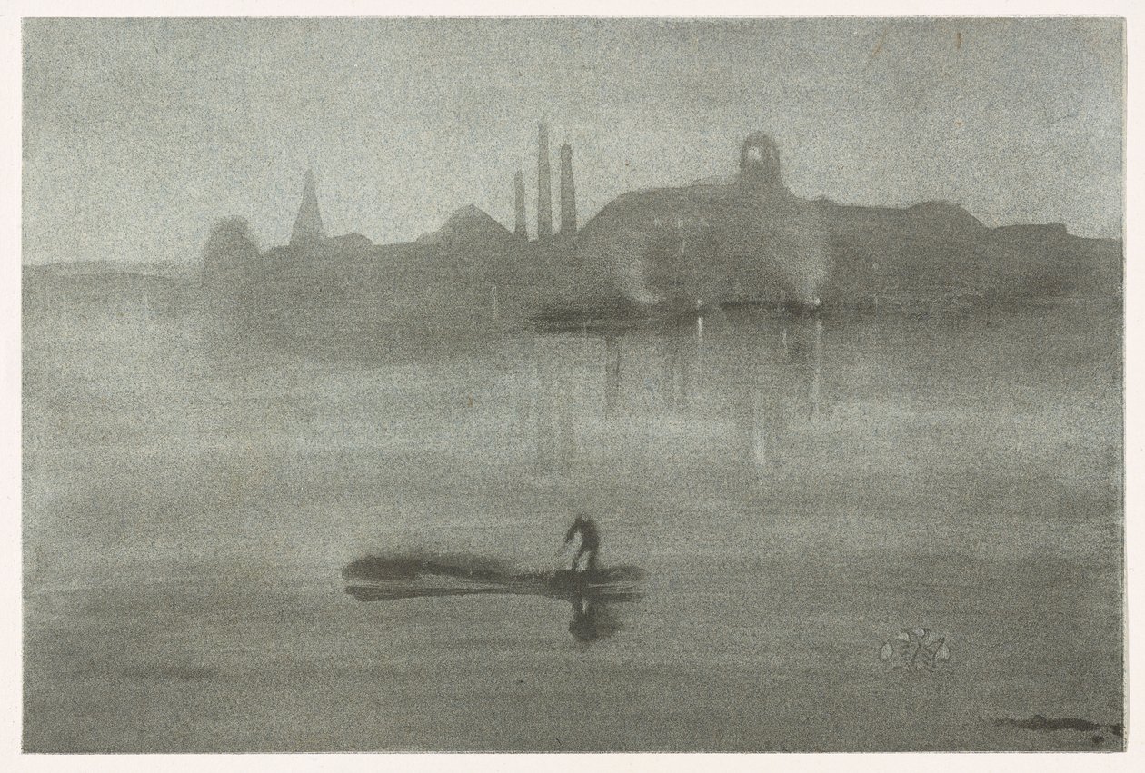 Nocturno, 1878 de James Abbott McNeill Whistler