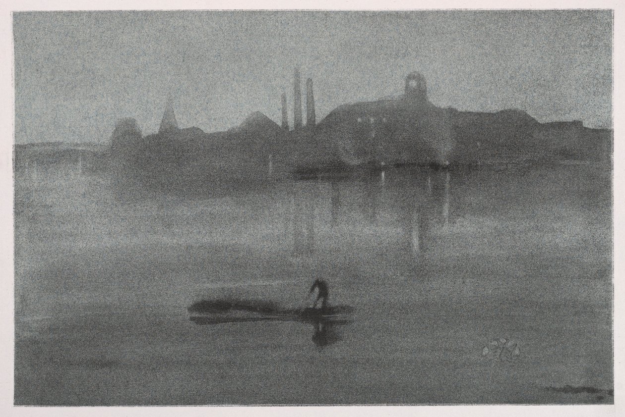 Nocturno, 1878 de James Abbott McNeill Whistler