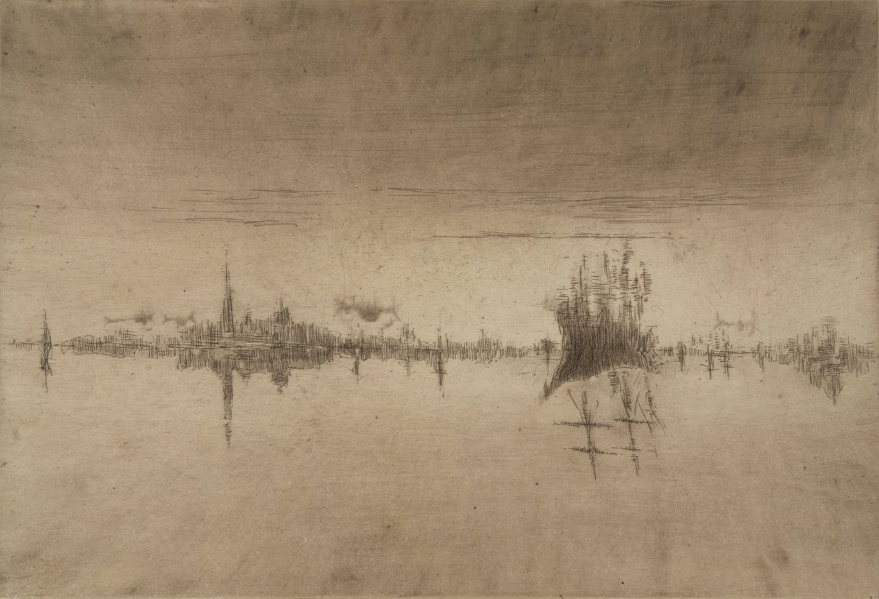 Nocturno, 1879-80 de James Abbott McNeill Whistler