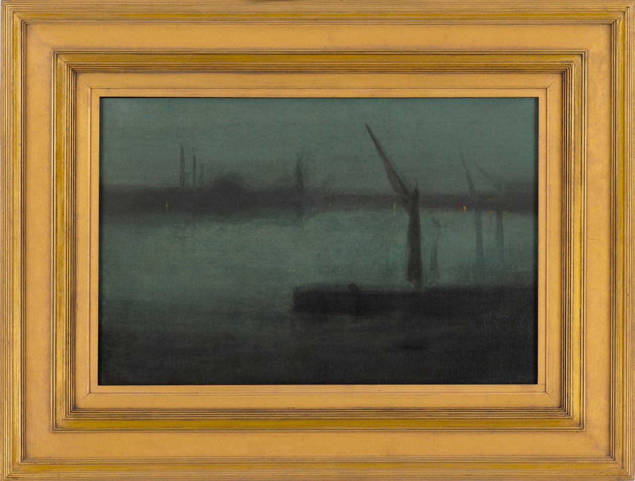 Nocturno: Azul y plata--Battersea Reach de James Abbott McNeill Whistler