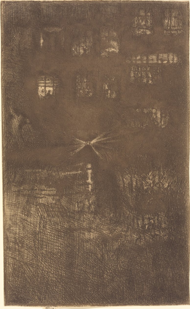 Nocturno: Casa de baile, 1889 de James Abbott McNeill Whistler
