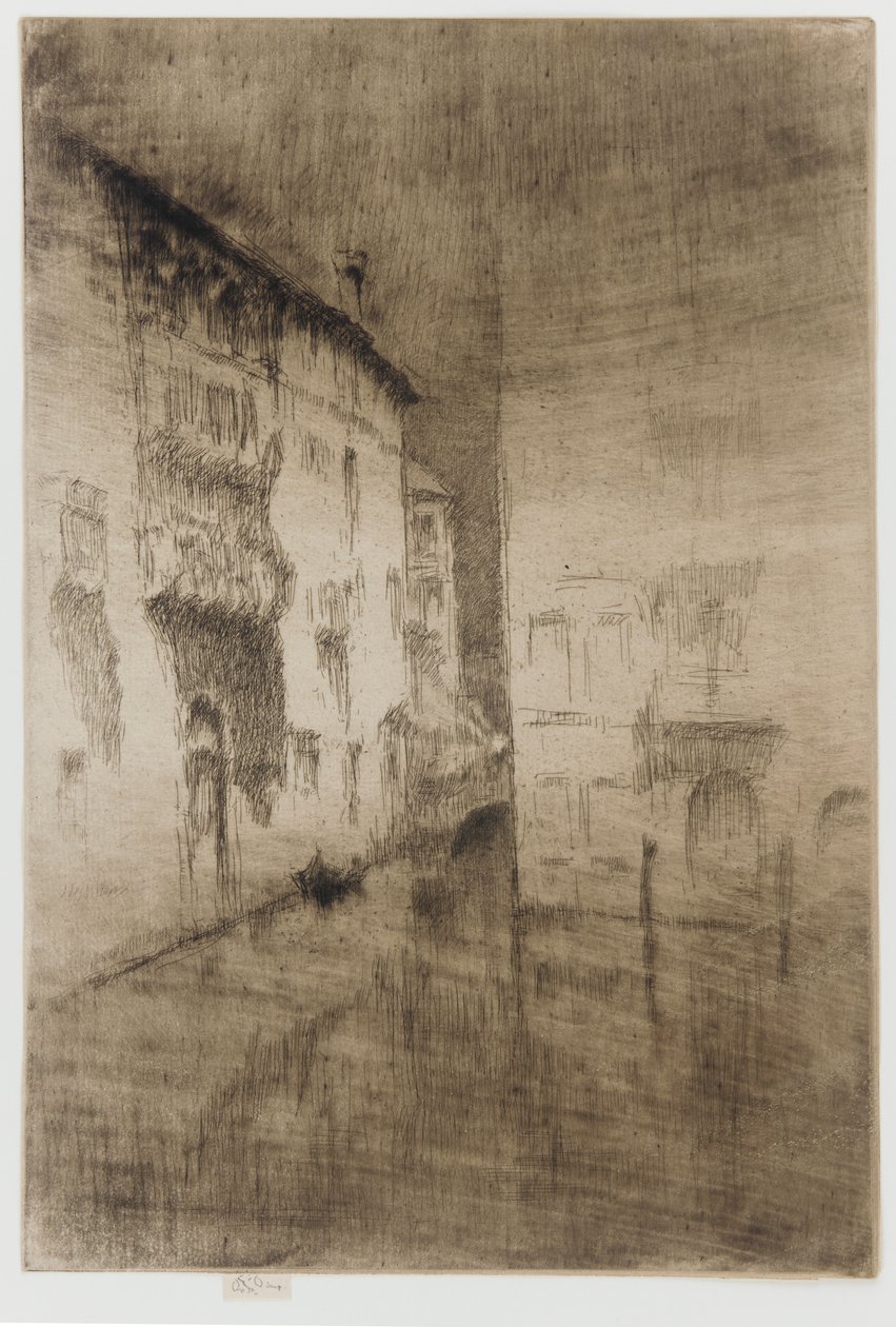 Nocturno: Palacios, 1879-1880 de James Abbott McNeill Whistler