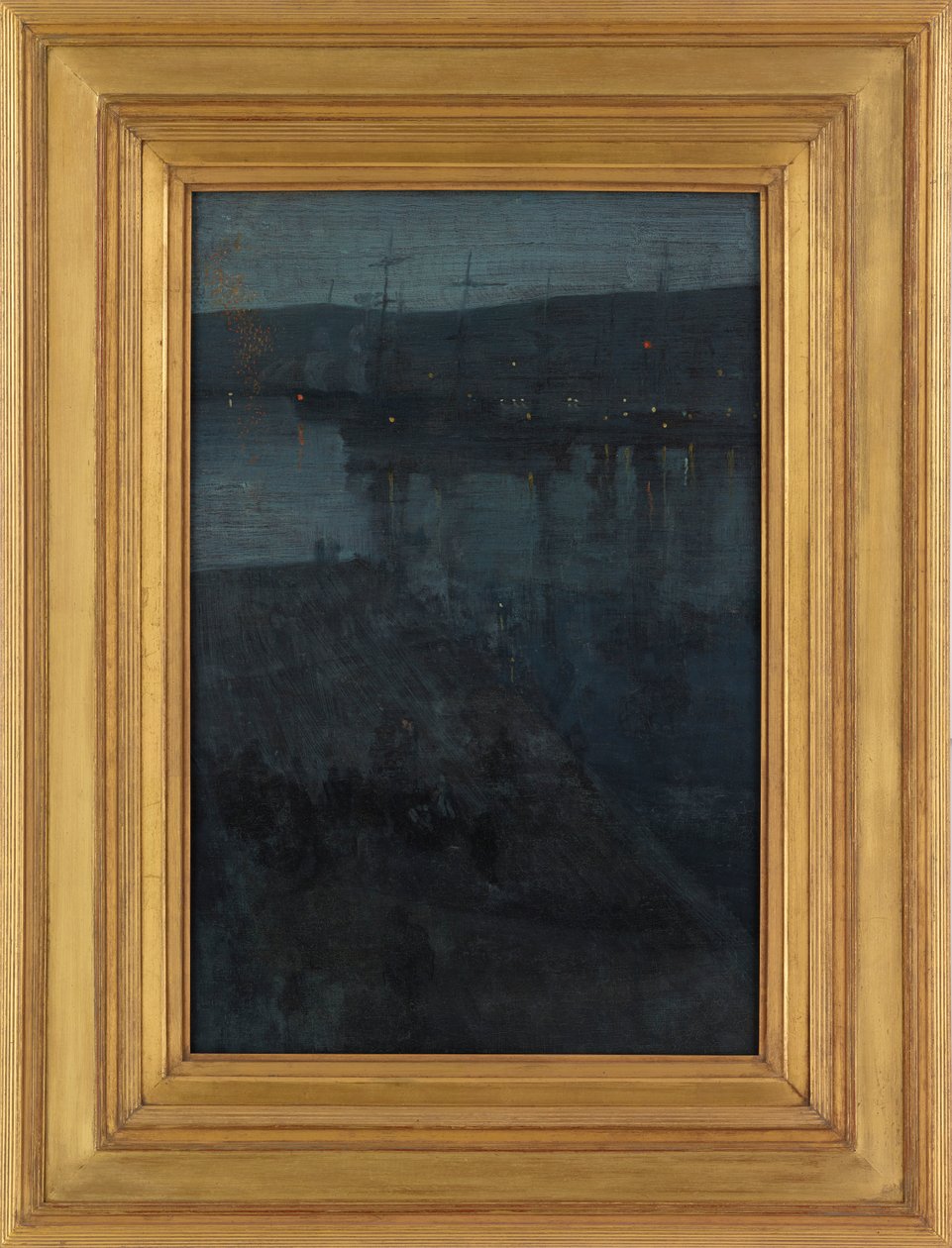 Nocturno en azul y oro: Valparaíso, 1866-ca. 1874 de James Abbott McNeill Whistler