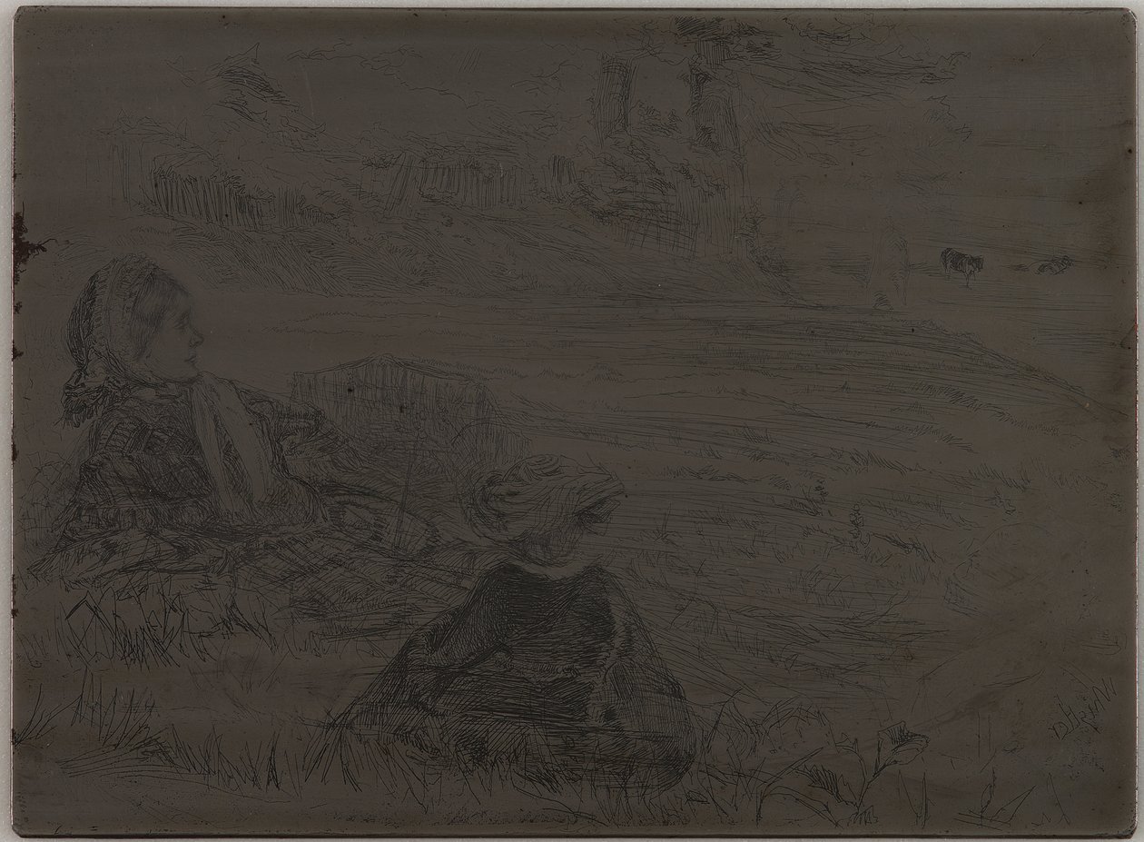 Niñera y niño, 1859 de James Abbott McNeill Whistler