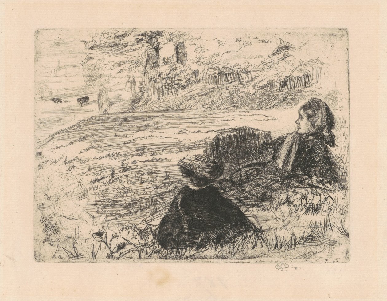 Niñera y Niño de James Abbott McNeill Whistler